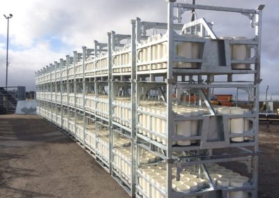 Stacking medical pallets